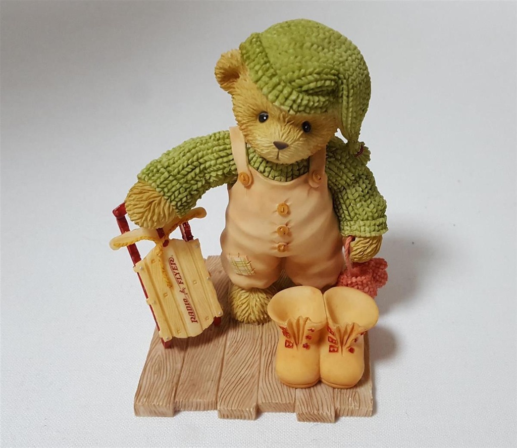 [45816261] Figur mit OVP Cherished Teddies Herbert The Snow Suits Me Just Fine 2003 neu Bild 2