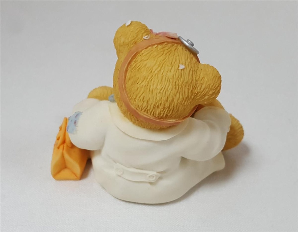 [45816265] Figur mit OVP Cherished Teddies Club Membear Dr. Darlene Makebetter Care Center 1998 neu Bild 4