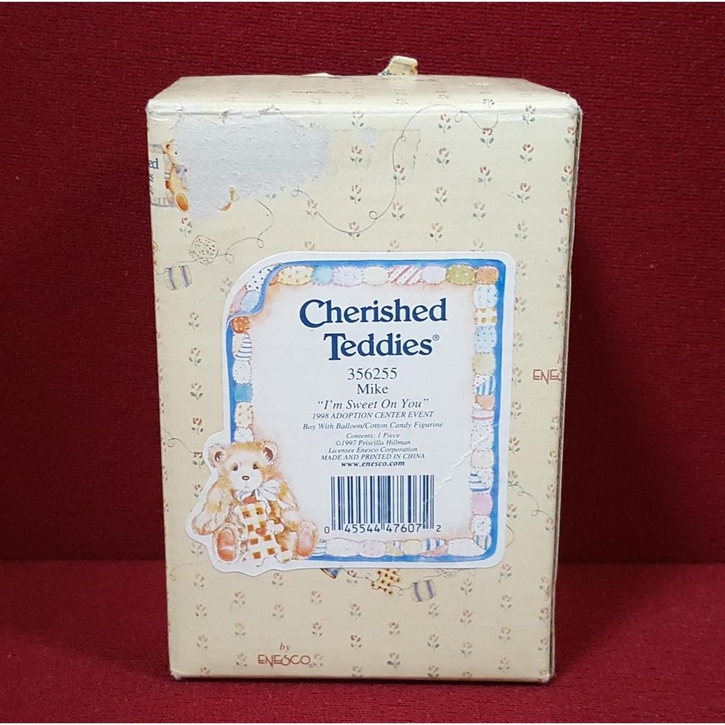[45816267] Figur mit OVP Cherished Teddies Mike I'm Sweet On You 1998 neu - defekt Bild 6