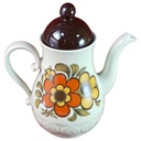 [45816270] Kaffeekanne Kanne 1,4 L Schirnding Bavaria Blumen gebraucht - gut Bild 2