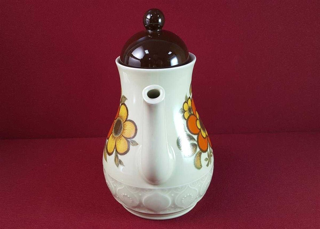 [45816270] Kaffeekanne Kanne 1,4 L Schirnding Bavaria Blumen gebraucht - gut Bild 4