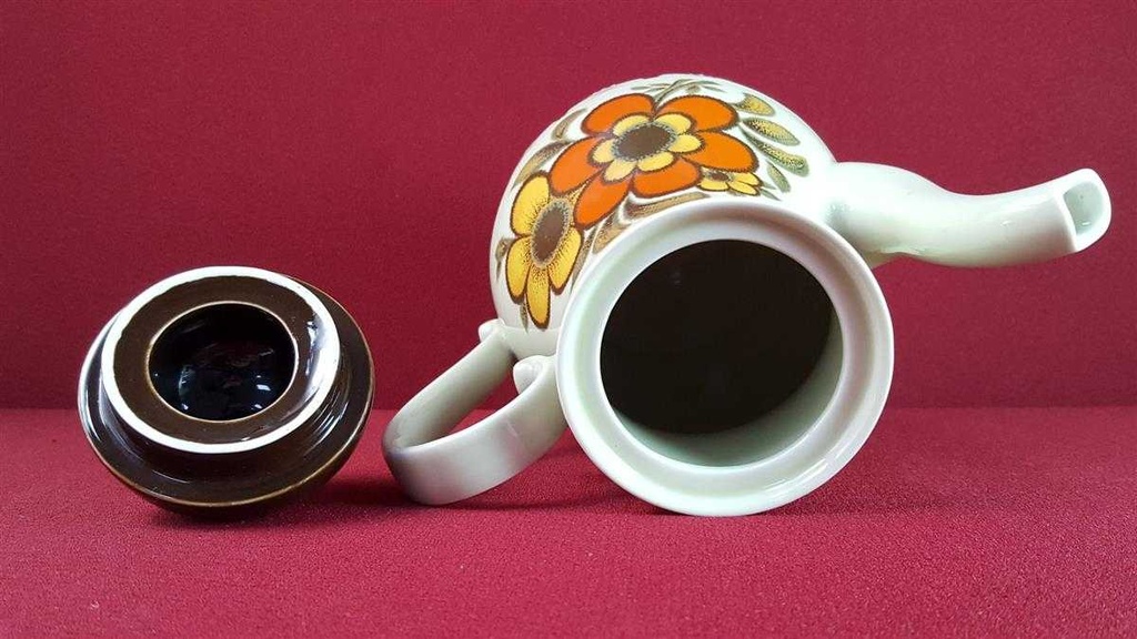 [45816270] Kaffeekanne Kanne 1,4 L Schirnding Bavaria Blumen gebraucht - gut Bild 5