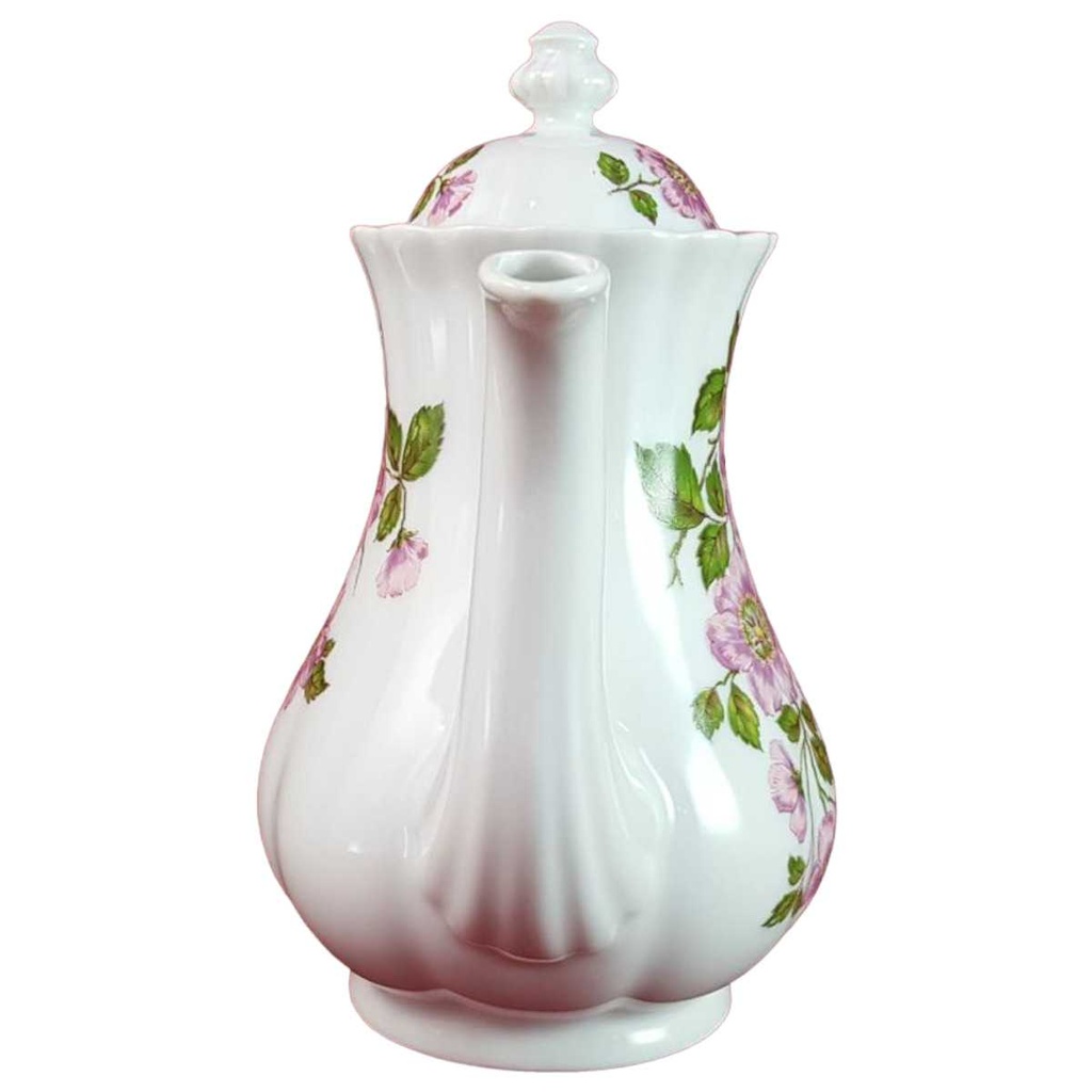 [45816274] Kaffeekanne Kanne 0,9 L Retsch Wunsiedel Violett Blumendekor Blumen gebraucht - sehr gut Bild 2