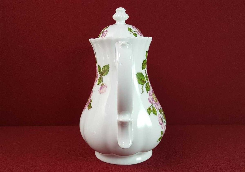 [45816274] Kaffeekanne Kanne 0,9 L Retsch Wunsiedel Violett Blumendekor Blumen gebraucht - sehr gut Bild 4