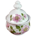 [45816275] Zuckerdose Retsch Wunsiedel Violett Blumendekor Blumen gebraucht - sehr gut Bild 2
