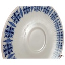 [45816277] Untertasse für Kaffee 100 Jahre 14,9 cm Bareuther Waldsassen blau Band gebraucht - akzeptabel Bild 2