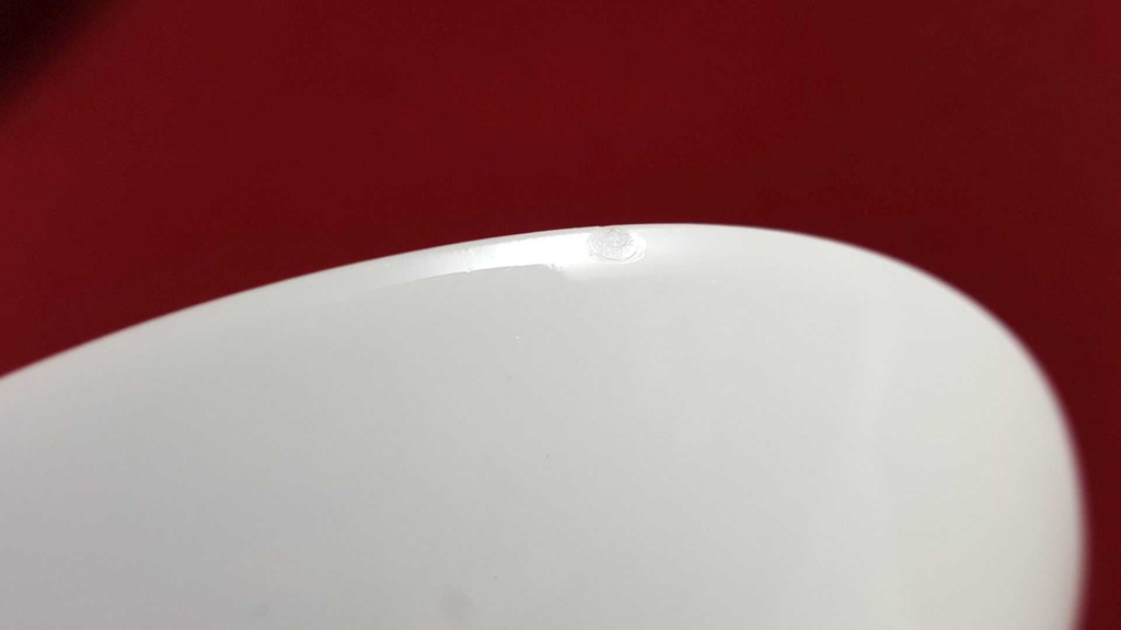 [2119122] 2er Set Kuchenteller Dessertteller Frühstücksteller 100 Jahre 20,3 cm Bareuther Waldsassen blau Band gebraucht - akzeptabel Bild 3