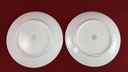 [2119122] 2er Set Kuchenteller Dessertteller Frühstücksteller 100 Jahre 20,3 cm Bareuther Waldsassen blau Band gebraucht - akzeptabel Bild 6