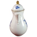 [45816284] Kaffeekanne Kanne Goldrand 1,4 L Schaller blaue Blumendekor mit Blumen Blau gebraucht - akzeptabel Bild 2