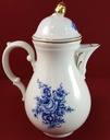 [45816284] Kaffeekanne Kanne Goldrand 1,4 L Schaller blaue Blumendekor mit Blumen Blau gebraucht - akzeptabel Bild 3