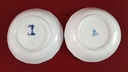 [2119123] 2er Set Untertasse Schale Goldrand 14 cm Schaller blaue Blumendekor mit Blumen Blau gebraucht - akzeptabel Bild 6