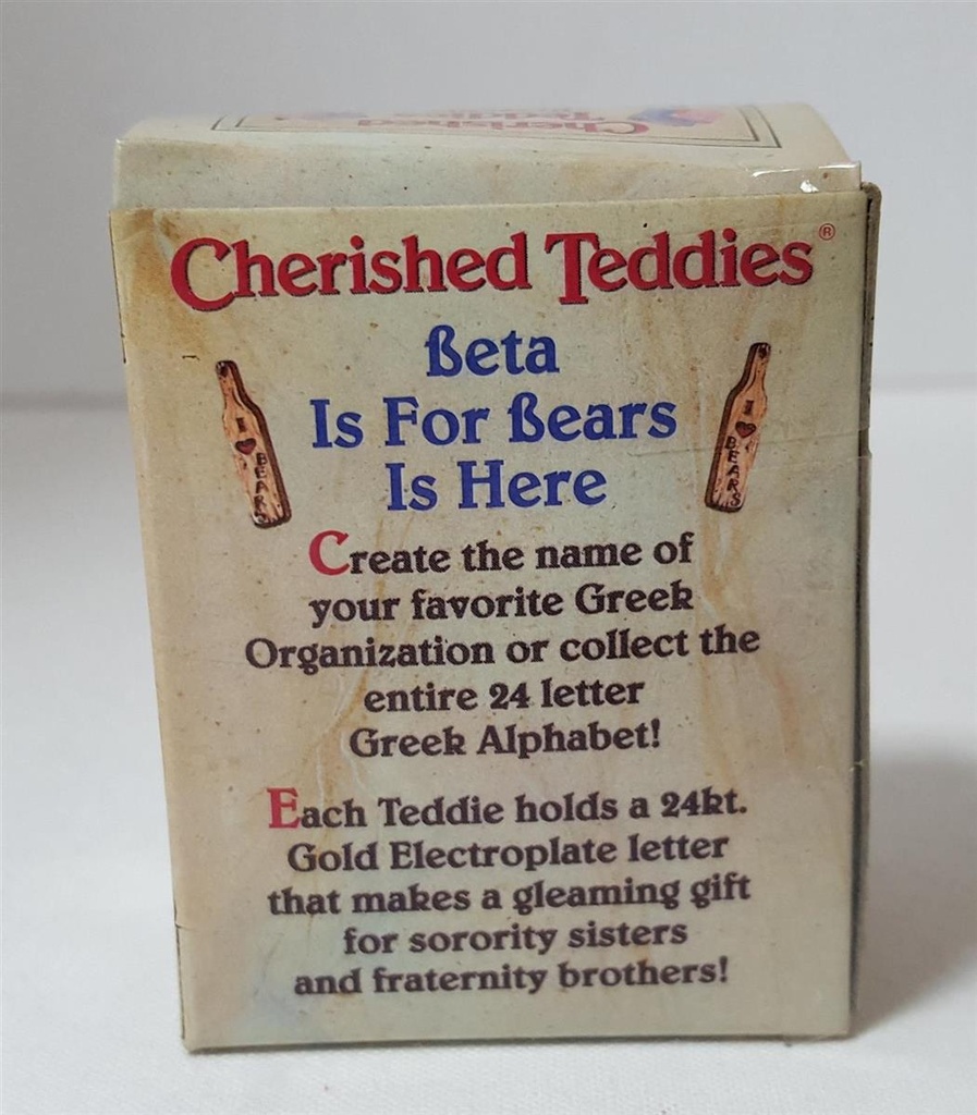 [45816296] Figur mit OVP Cherished Teddies Upsilon Beta Is For Bears 1997 gebraucht - neuwertig Bild 5