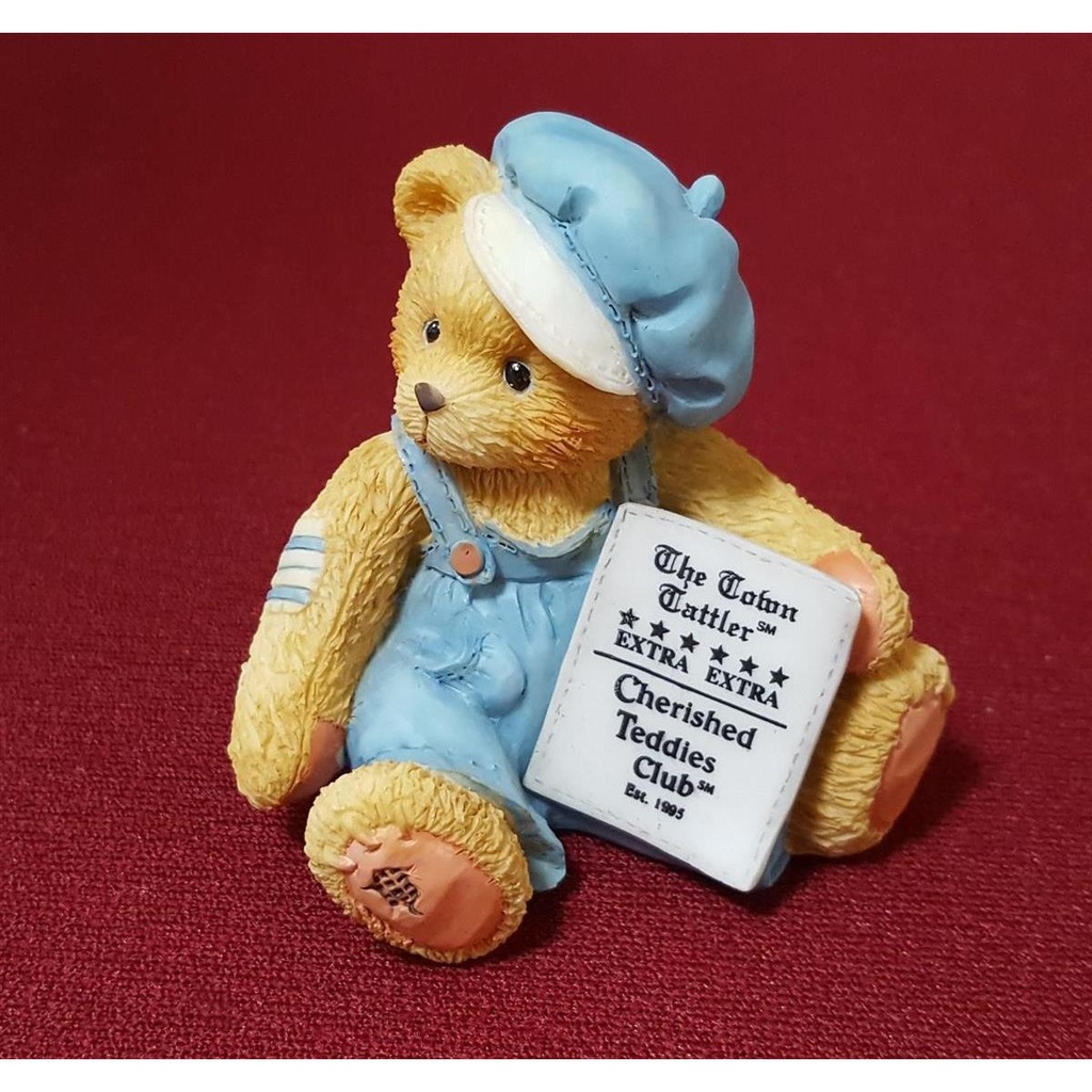 [45816301] Figur Cherished Teddies Symbol Of Membership Cub E. Bear Set 1995 gebraucht - neuwertig Bild 3
