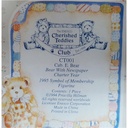 [45816301] Figur Cherished Teddies Symbol Of Membership Cub E. Bear Set 1995 gebraucht - neuwertig Bild 5