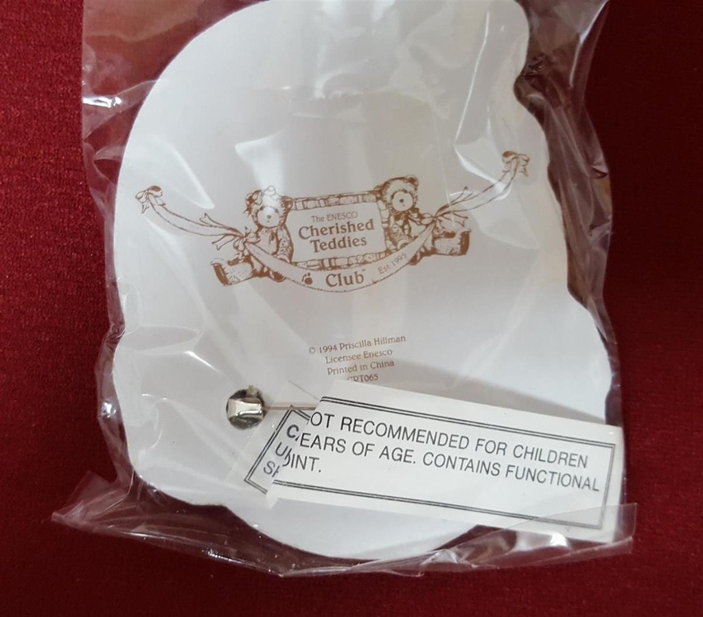 [45816301] Figur Cherished Teddies Symbol Of Membership Cub E. Bear Set 1995 gebraucht - neuwertig Bild 7