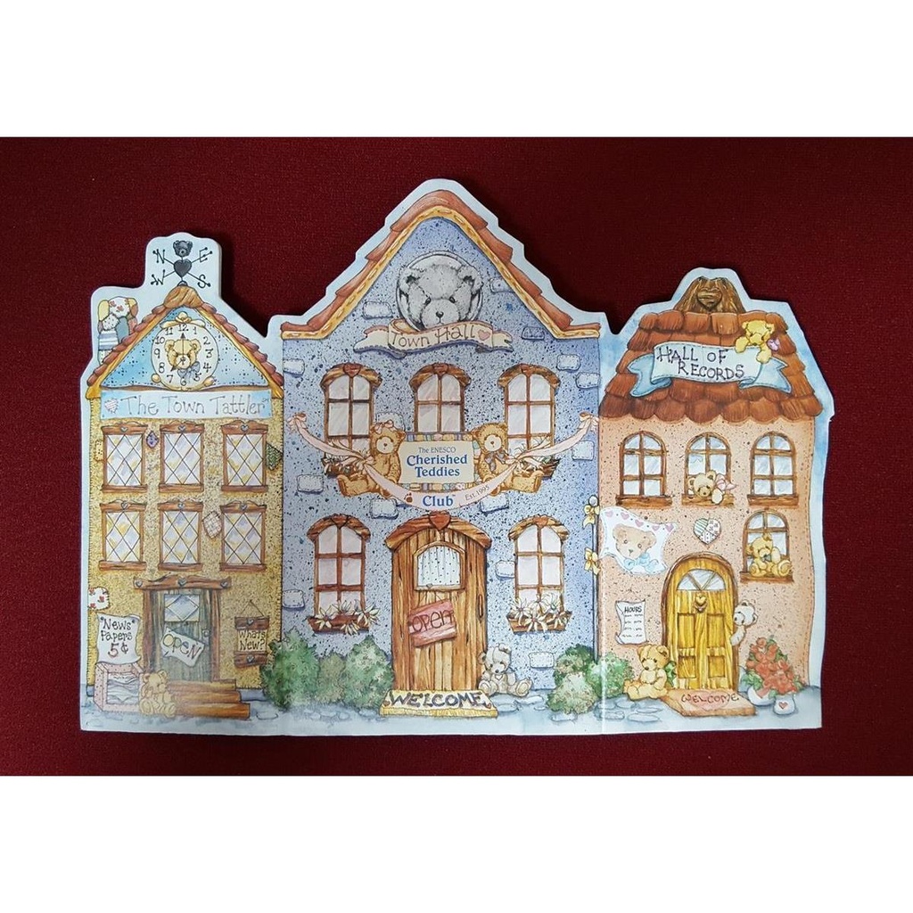 [45816301] Figur Cherished Teddies Symbol Of Membership Cub E. Bear Set 1995 gebraucht - neuwertig Bild 8