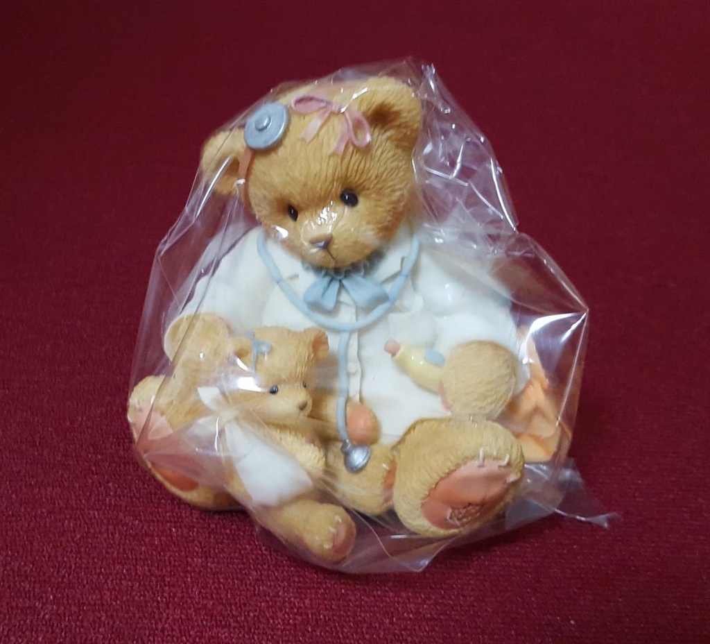[45816303] Figur mit OVP Cherished Teddies Club Membear Dr. Darlene Makebetter 1998 neu Bild 3