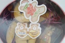 [45816320] Figur Cherished Teddies Gift Set Figurine Plush Teddy and Cookie Tin 1999 neu Bild 3