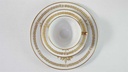 [45816332] Kaffeetasse Kaffeegedeck Kaffeeset Komplett 3tlg Tirschenreuth Trianon goldene Rosendekor gebraucht - sehr gut Bild 5