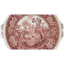 [45816333] Dessertteller Kuchenplatte mit Henkeln Tortenplatte Villeroy & Boch Rusticana Rot Bild 2