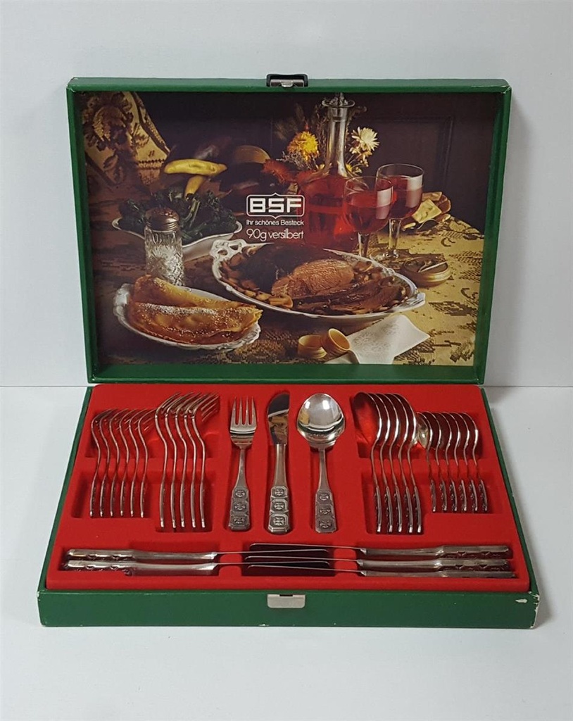 [2119125] versilbert Set Besteck BSF Silber gebraucht - gut Bild 3