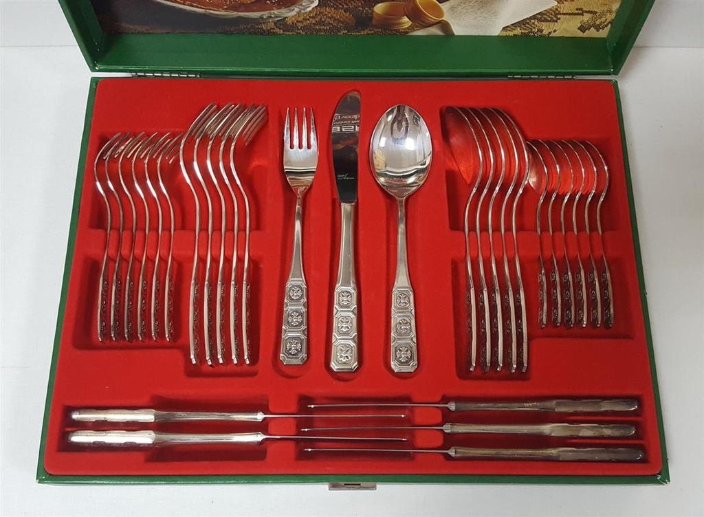 [2119125] versilbert Set Besteck BSF Silber gebraucht - gut Bild 4