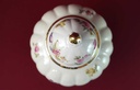 [45816344] Vase Deckelvase 32,3 cm Thomas Porzellan Ivory bunte Blumen Bavaria gebraucht - gut Bild 4