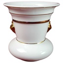 [45816345] Vase Dekorative 10,8 cm Royal KPM Bavaria weiß mit Löwenkopf gebraucht - gut Bild 2