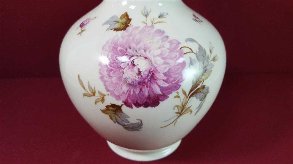 [45816354] Vase Dekorative Goldrand 25,5 cm Hertel Jacob Rehau gebraucht - gut Bild 4