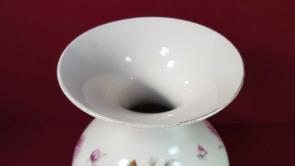 [45816354] Vase Dekorative Goldrand 25,5 cm Hertel Jacob Rehau gebraucht - gut Bild 5