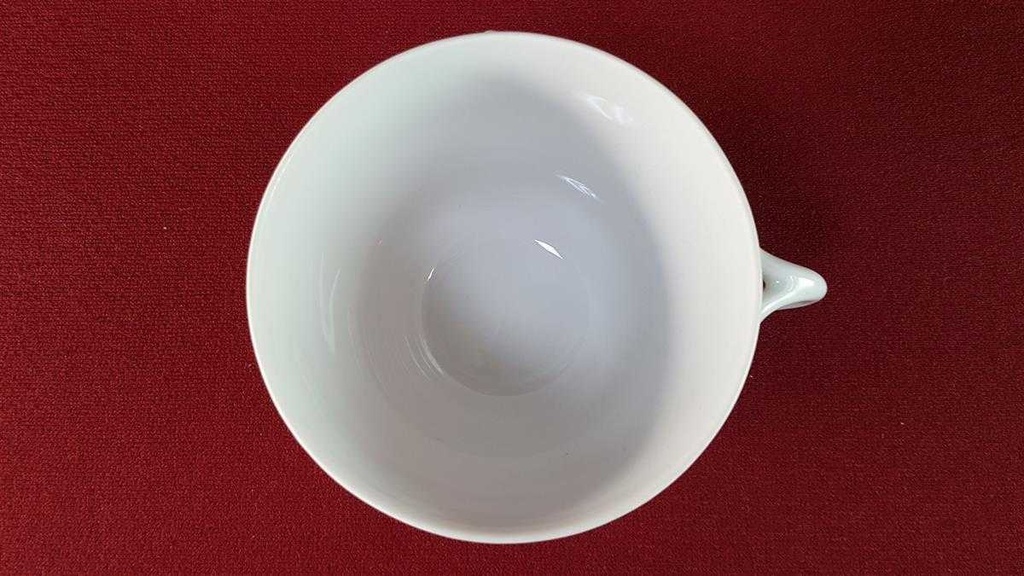 [4581636] Kaffeetasse Tasse Schaller Weiß gebraucht - sehr gut Bild 4