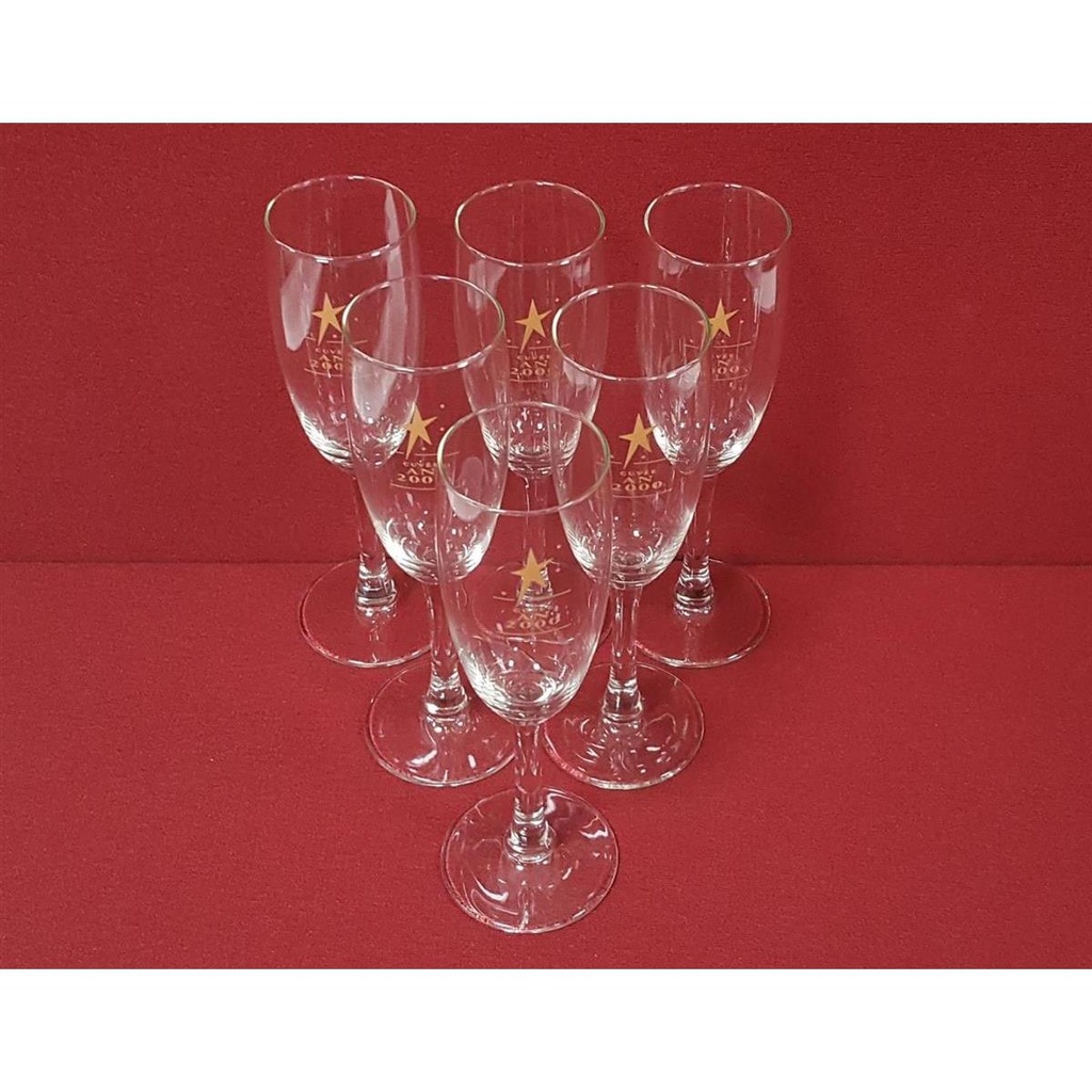 [2119127] 6er Set Cuvée an 2000 Champagner Gläser Sektgläser mit Karton H 19,3 cm Bild 2