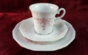 [2119128] 2er Set Kaffeetasse Kaffeegedeck Kaffeeset Komplett 3tlg Eschenbach Escorial Rosa Blütenranke gebraucht - akzeptabel Bild 3