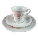 [2119128] 2er Set Kaffeetasse Kaffeegedeck Kaffeeset Komplett 3tlg Eschenbach Escorial Rosa Blütenranke gebraucht - akzeptabel Bild 4