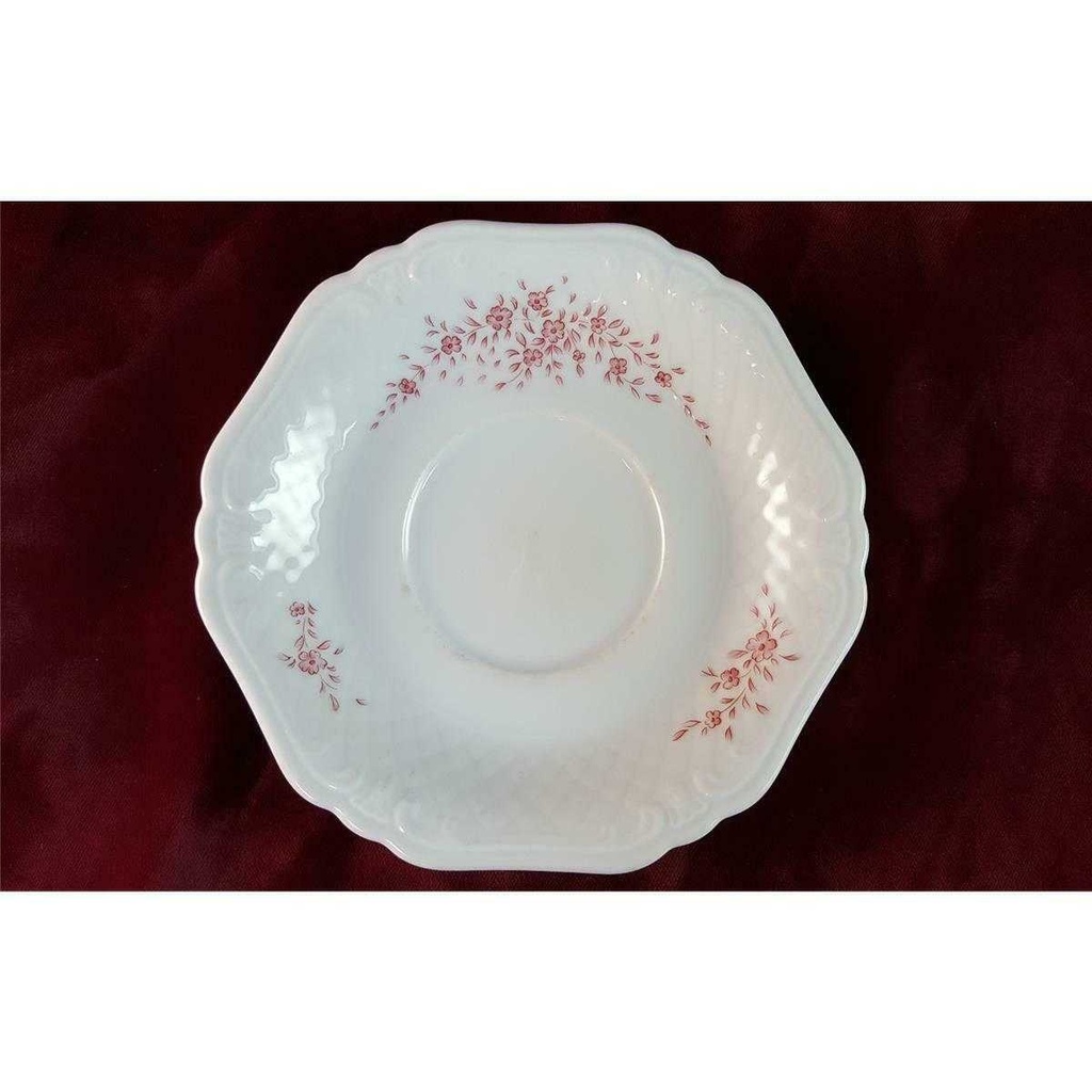 [2119128] 2er Set Kaffeetasse Kaffeegedeck Kaffeeset Komplett 3tlg Eschenbach Escorial Rosa Blütenranke gebraucht - akzeptabel Bild 5