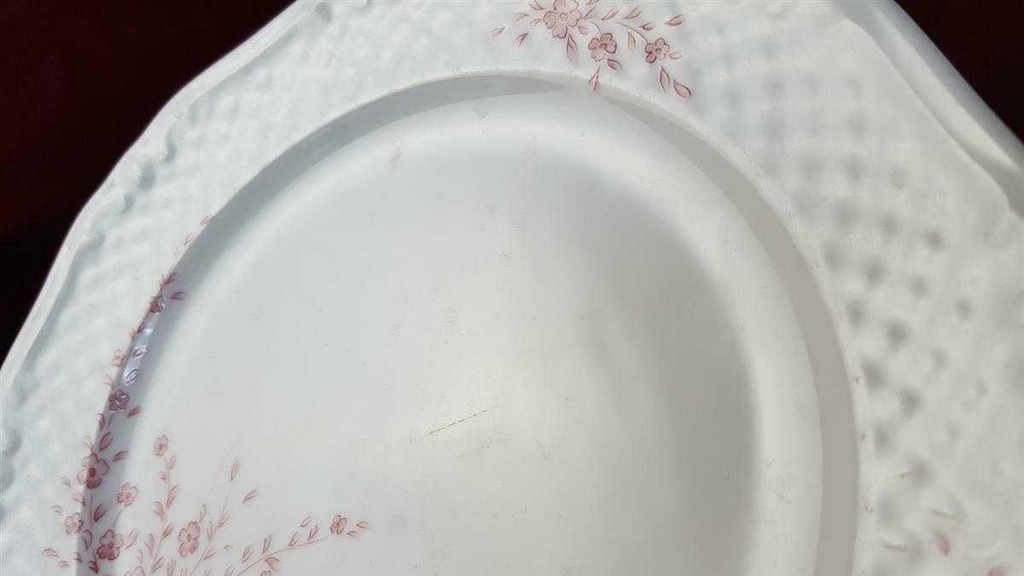 [2119128] 2er Set Kaffeetasse Kaffeegedeck Kaffeeset Komplett 3tlg Eschenbach Escorial Rosa Blütenranke gebraucht - akzeptabel Bild 11