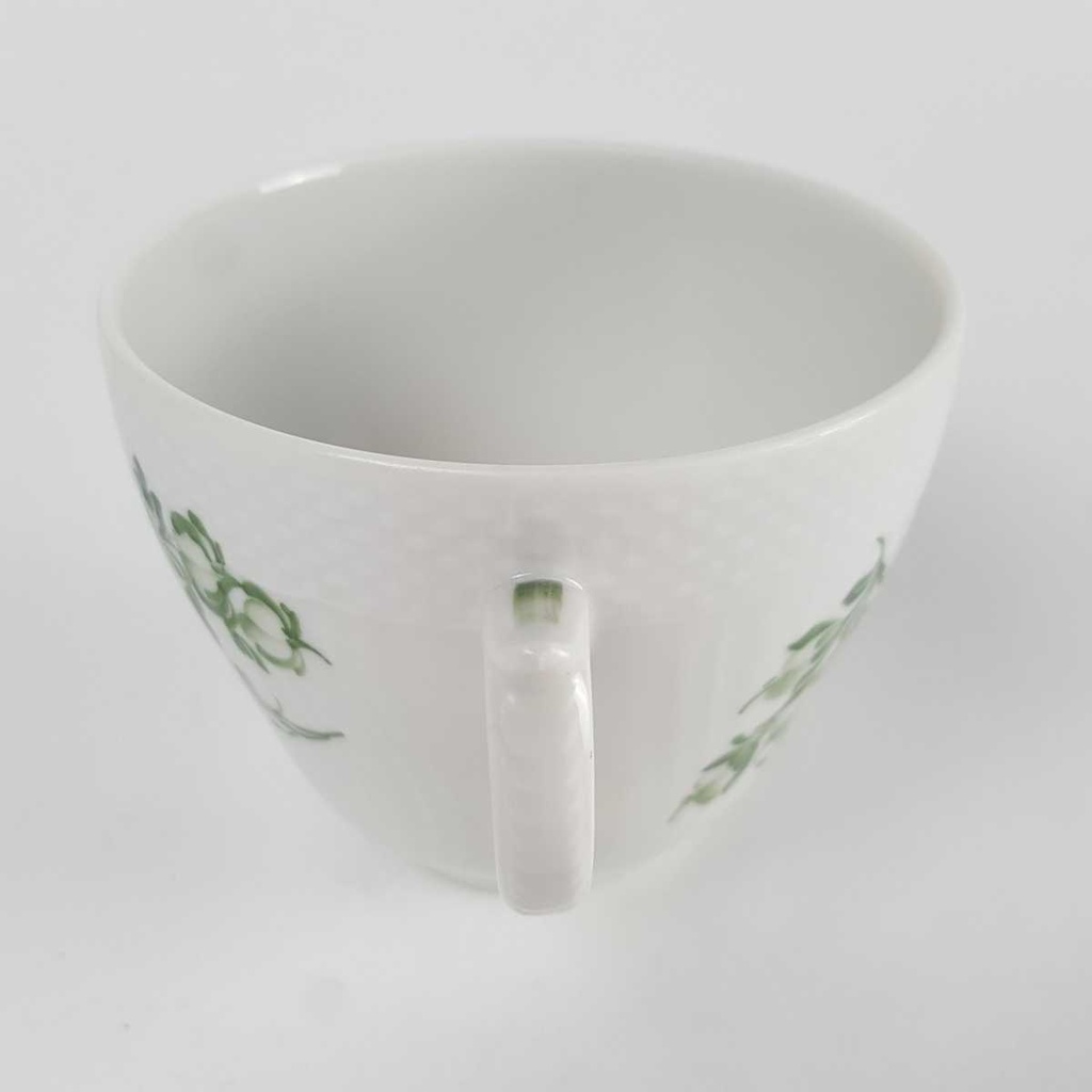 [458163845] Kaffeetasse Royal Copenhagen Grüne Blume geschweift II. Wahl gebraucht - sehr gut Bild 4