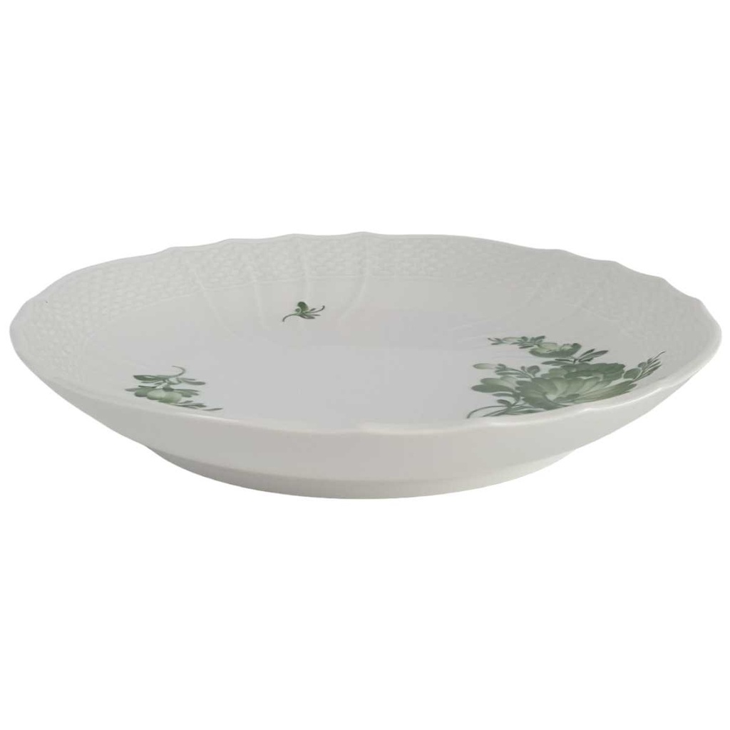 [458163846] Kuchenteller Dessertteller 19,3 cm Royal Copenhagen Grüne Blume geschweift II. Wahl gebraucht - sehr gut Bild 2
