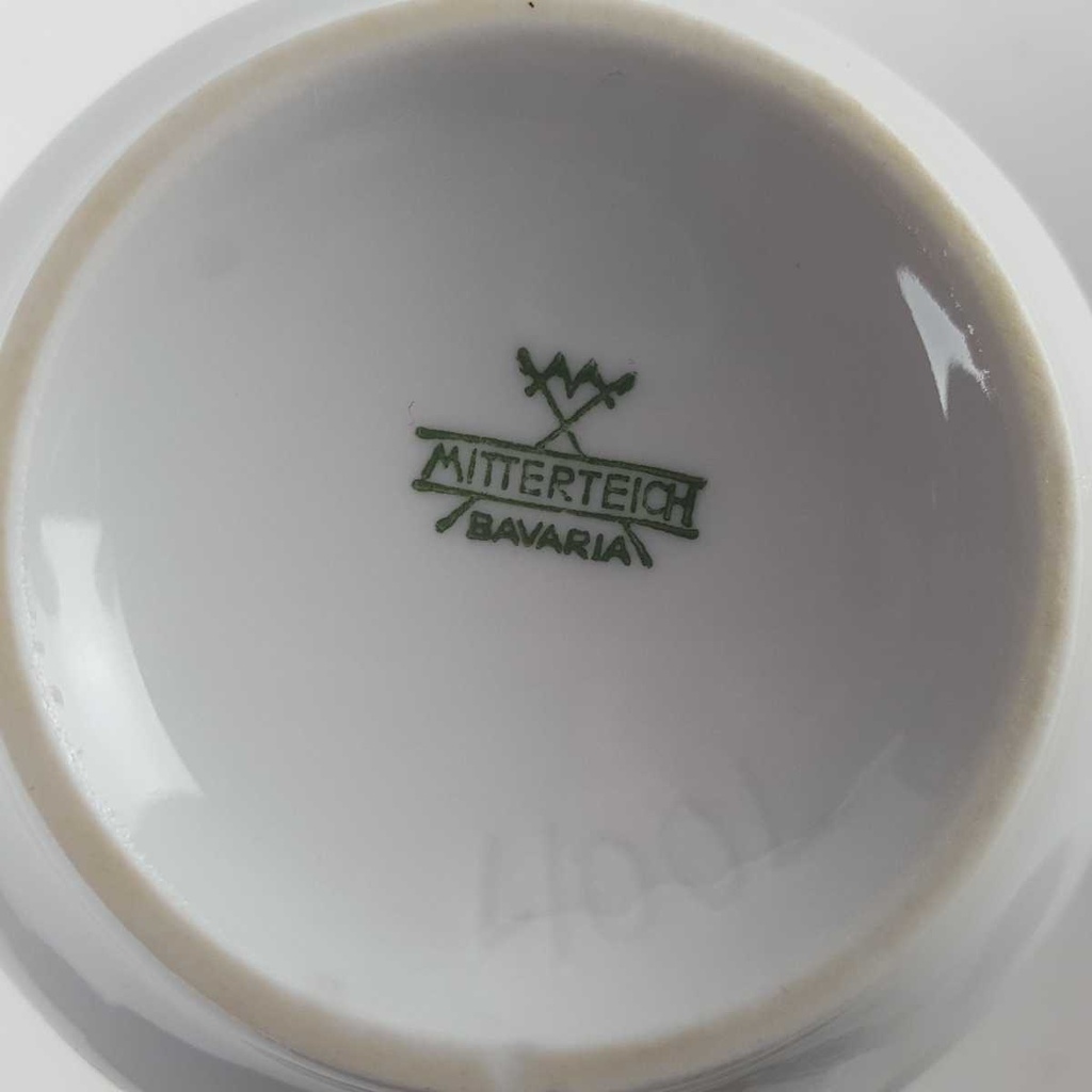 [458163849] Milchkännchen Mitterteich Form 700 Blau Dekor gebraucht - gut Bild 6