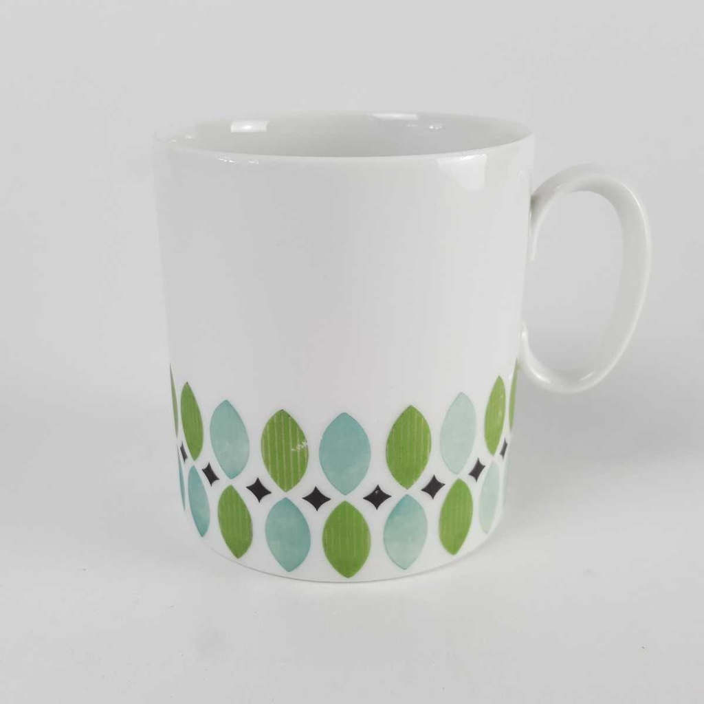 [458163851] Kaffeetasse Thomas Porzellan Medaillon grüne Blätter Bild 3