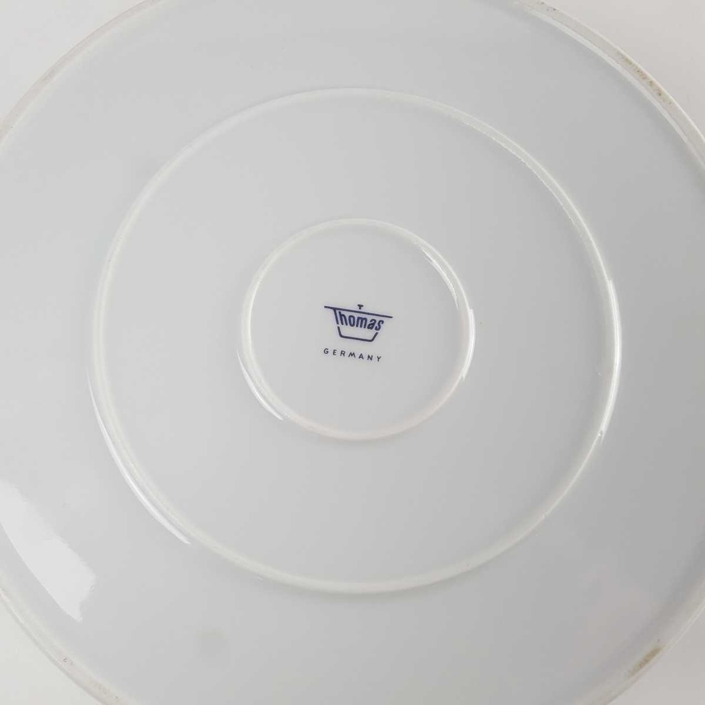 [458163855] Terrine Servierschüssel 1,3 L Thomas Porzellan Medaillon grüne Blätter gebraucht - gut Bild 5