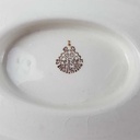 [458163859] Sauciere 1tlg VEB Dresden Blumendekor grün gelb Blumen gebraucht - gut Bild 4