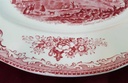 [45816386] Servierplatte Speiseplatte Fleischplatte Steakplatte 28,2x23,3 cm Johnson Bros Old Britain Castles Rot gebraucht - gut Bild 3