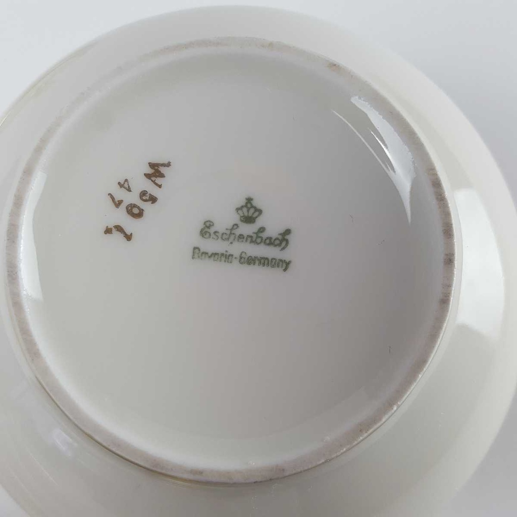 [458163872] Zuckerdose Goldrand 0,3 L Eschenbach Alte Formen W507 gebraucht - gut Bild 5