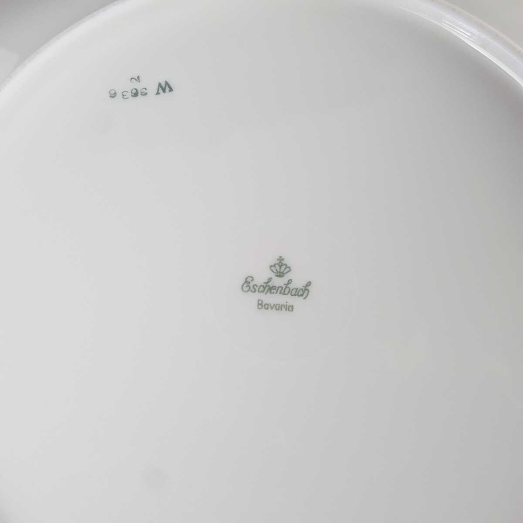 [458163889] Tortenplatte Kuchenplatte Tortenständer Goldrand Eschenbach Alte Formen W3636 gebraucht - gut Bild 4
