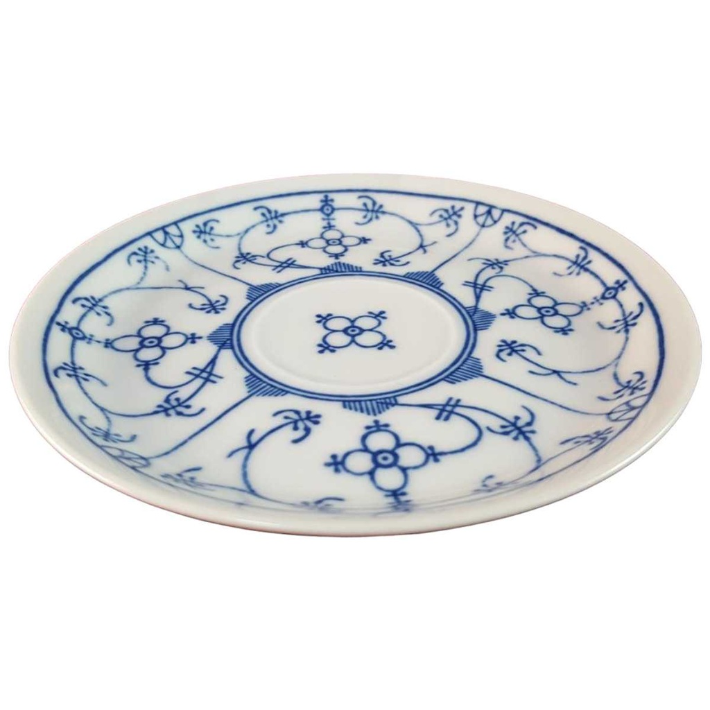 [45816389] Untertasse für Kaffee 14,4 cm Winterling Indisch Blau Strohblume gebraucht - sehr gut Bild 2