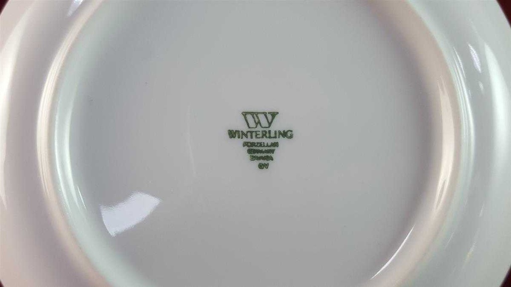 [45816389] Untertasse für Kaffee 14,4 cm Winterling Indisch Blau Strohblume gebraucht - sehr gut Bild 3