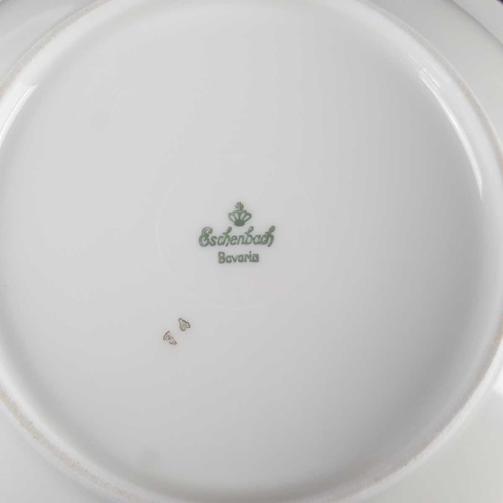 [458163890] Schüssel Goldrand 22,5 cm Eschenbach 2 mm gebraucht - gut Bild 5