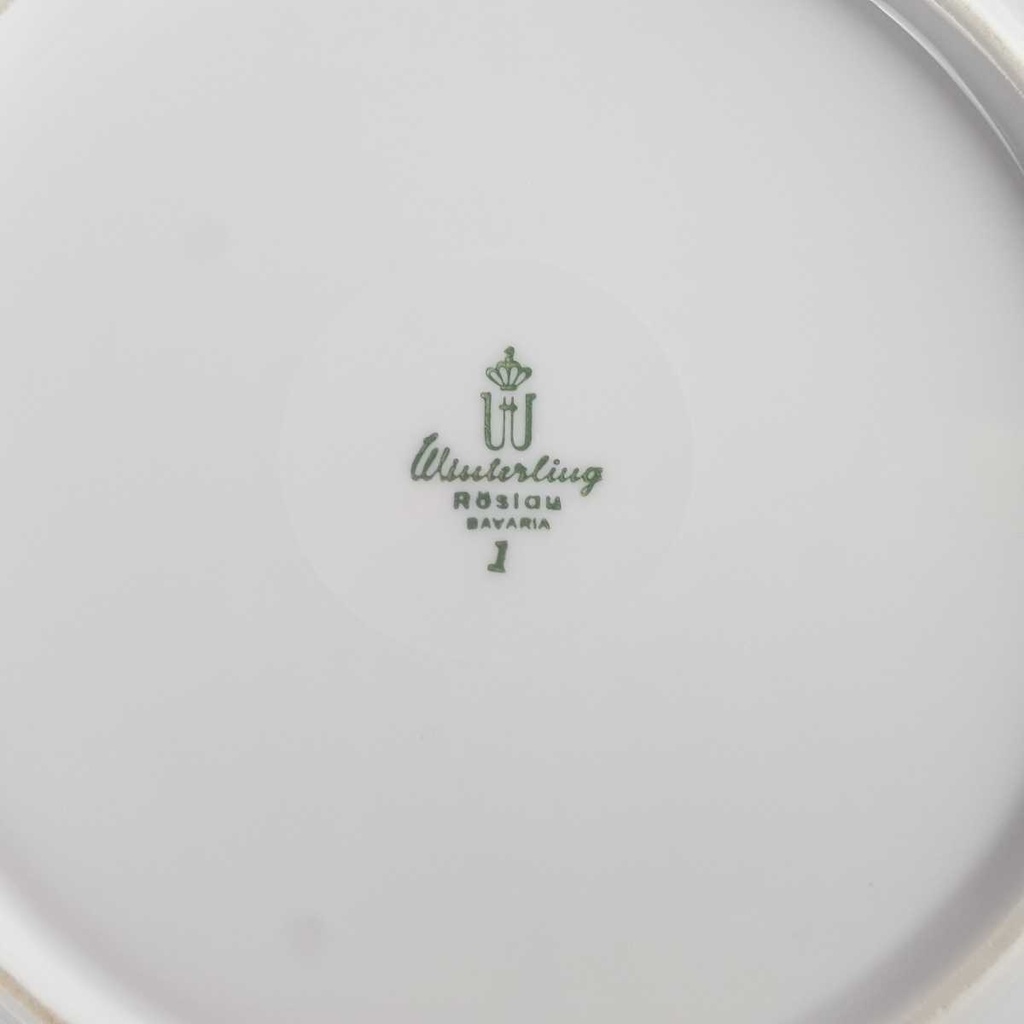 [458163896] Kuchenteller Dessertteller 19,5 cm Winterling Röslau Rosendekor gebraucht - gut Bild 4