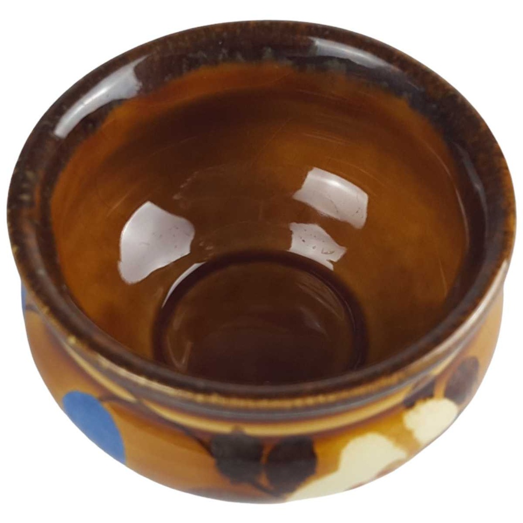 [458163897] Dipschale 0,05 L Schramberg Blumendekor braun Blumen gebraucht - sehr gut Bild 2